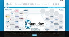 Desktop Screenshot of manudax.fr